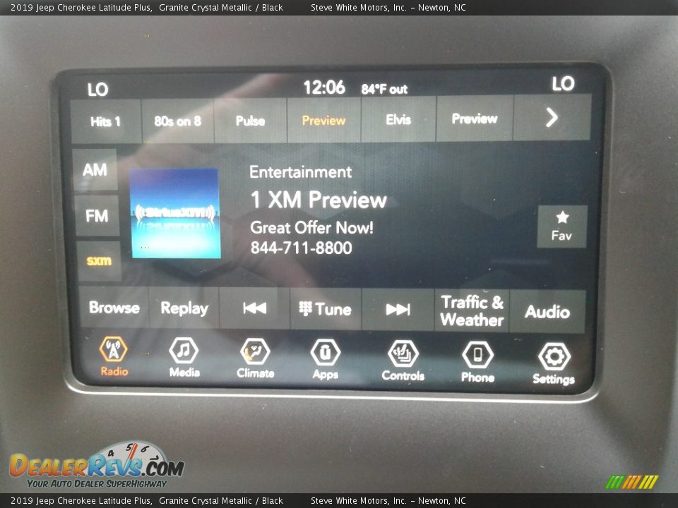 2019 Jeep Cherokee Latitude Plus Granite Crystal Metallic / Black Photo #21