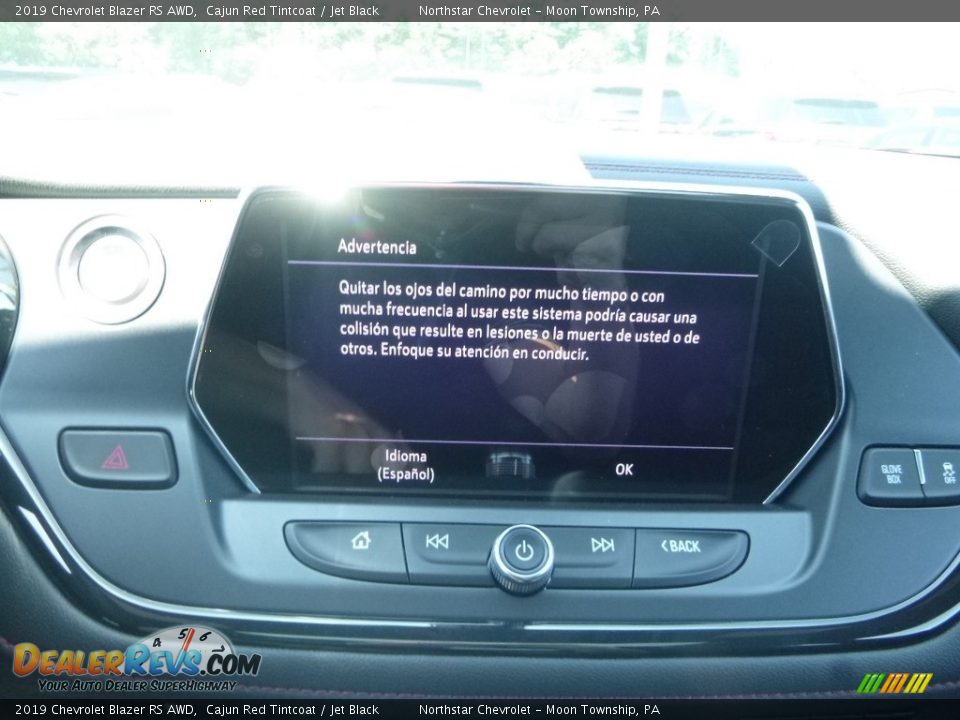 2019 Chevrolet Blazer RS AWD Cajun Red Tintcoat / Jet Black Photo #17
