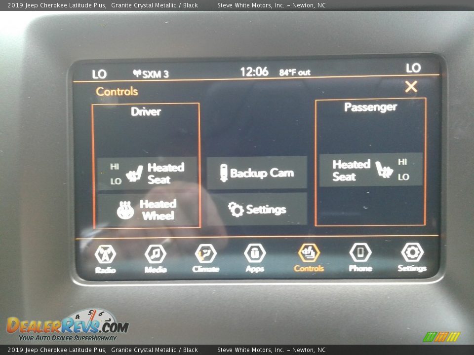 2019 Jeep Cherokee Latitude Plus Granite Crystal Metallic / Black Photo #24