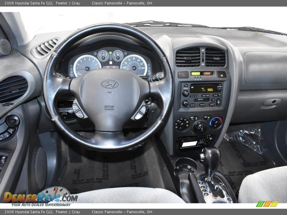 2006 Hyundai Santa Fe GLS Pewter / Gray Photo #12