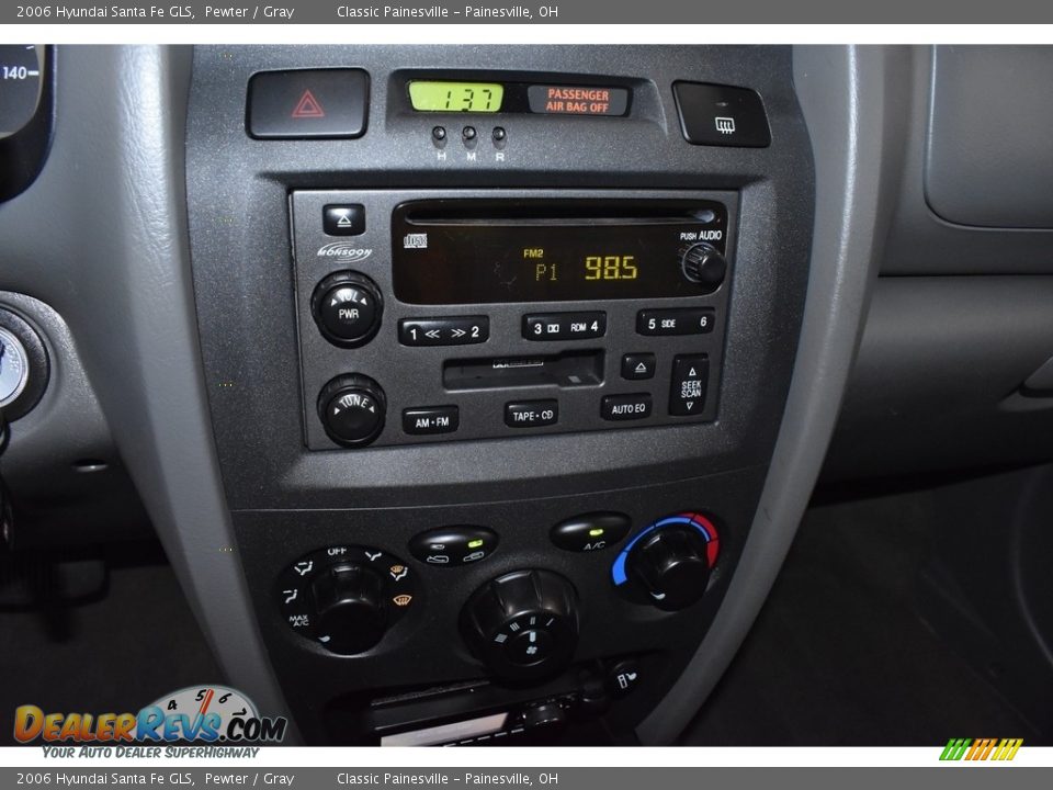 2006 Hyundai Santa Fe GLS Pewter / Gray Photo #13