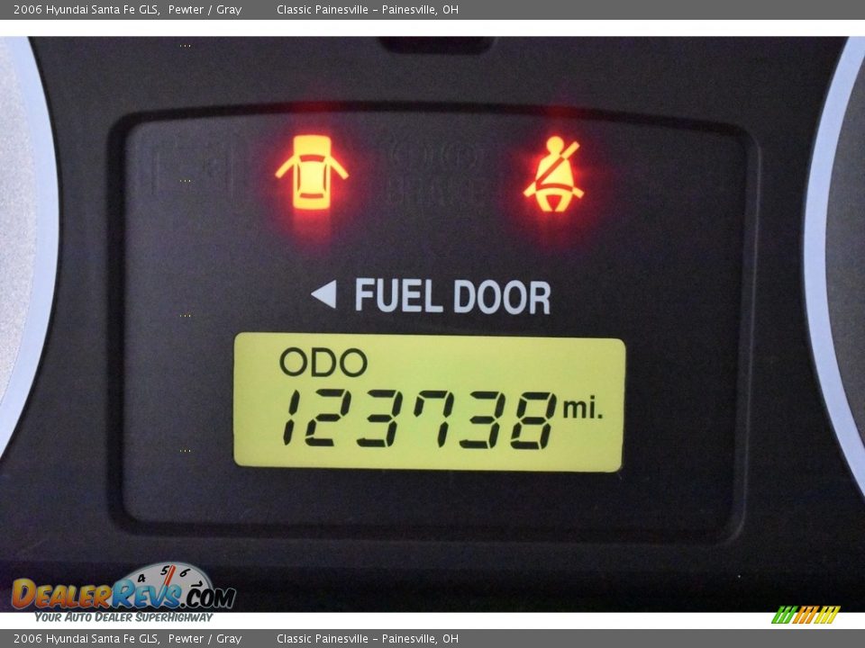 2006 Hyundai Santa Fe GLS Pewter / Gray Photo #16