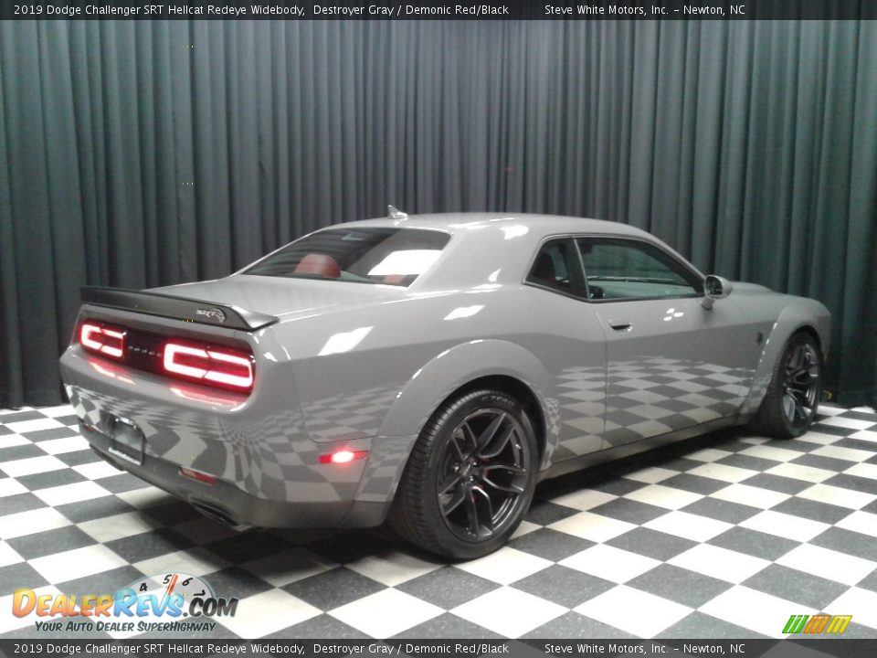 2019 Dodge Challenger SRT Hellcat Redeye Widebody Destroyer Gray / Demonic Red/Black Photo #6