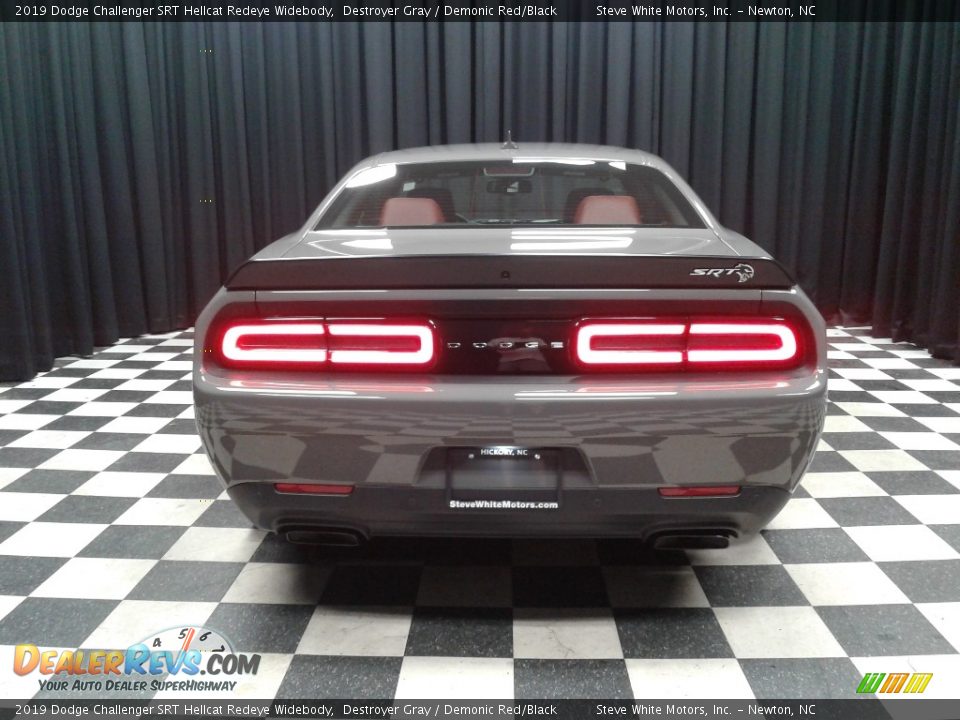2019 Dodge Challenger SRT Hellcat Redeye Widebody Destroyer Gray / Demonic Red/Black Photo #7