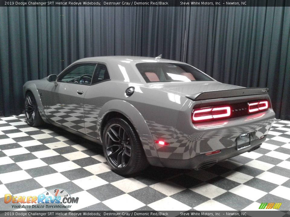 2019 Dodge Challenger SRT Hellcat Redeye Widebody Destroyer Gray / Demonic Red/Black Photo #8