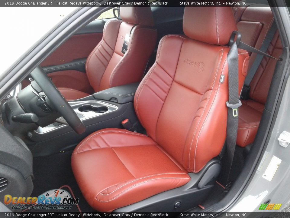Demonic Red/Black Interior - 2019 Dodge Challenger SRT Hellcat Redeye Widebody Photo #10