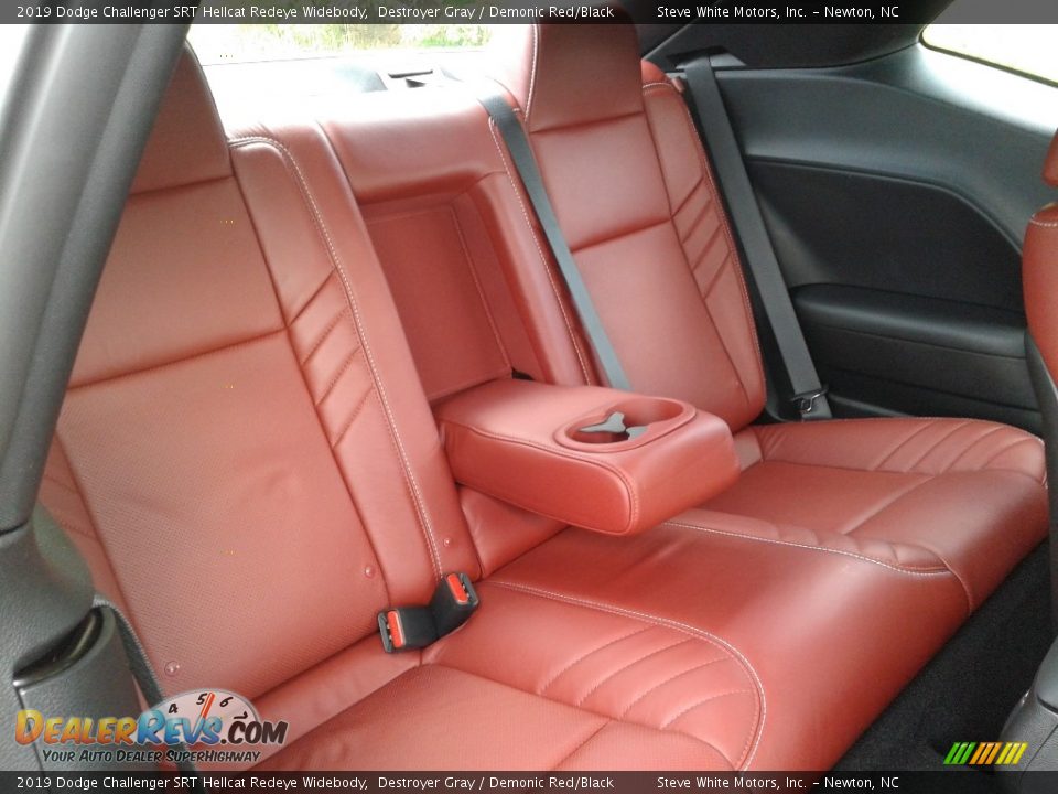 Rear Seat of 2019 Dodge Challenger SRT Hellcat Redeye Widebody Photo #13