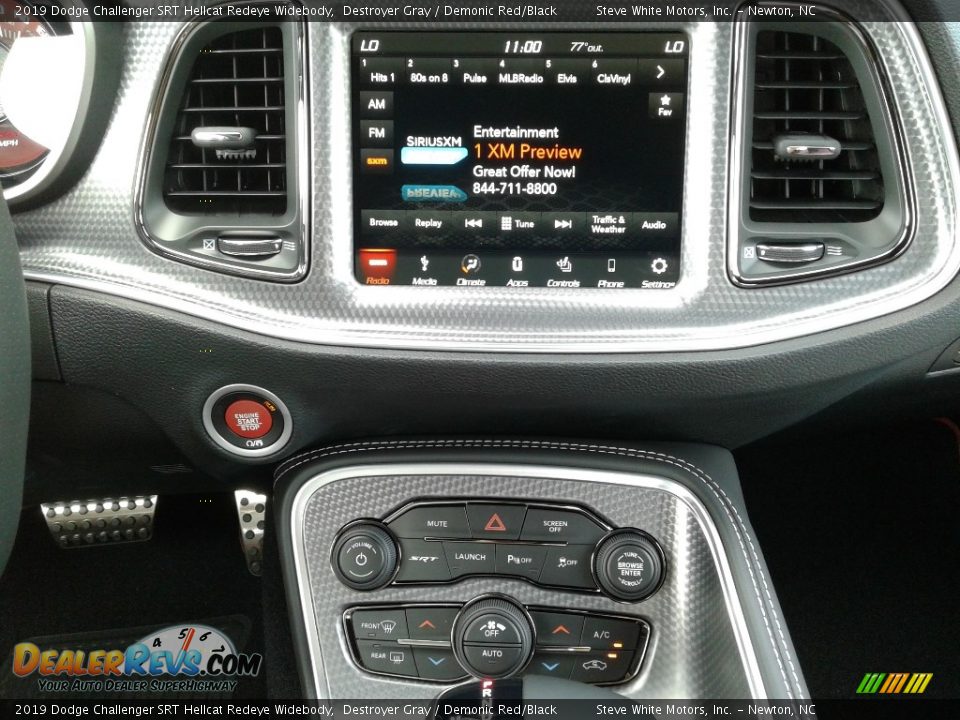 Controls of 2019 Dodge Challenger SRT Hellcat Redeye Widebody Photo #19
