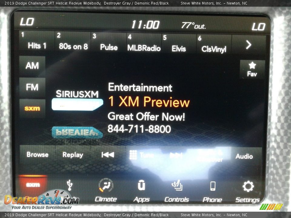 2019 Dodge Challenger SRT Hellcat Redeye Widebody Destroyer Gray / Demonic Red/Black Photo #20