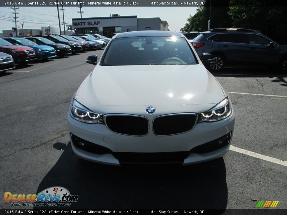 2015 BMW 3 Series 328i xDrive Gran Turismo Mineral White Metallic / Black Photo #3