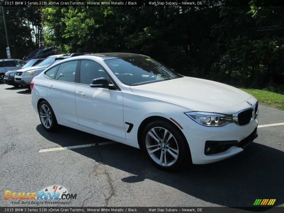 2015 BMW 3 Series 328i xDrive Gran Turismo Mineral White Metallic / Black Photo #4
