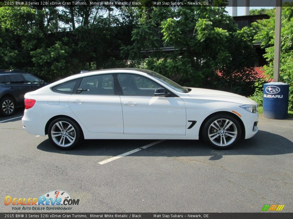 2015 BMW 3 Series 328i xDrive Gran Turismo Mineral White Metallic / Black Photo #5