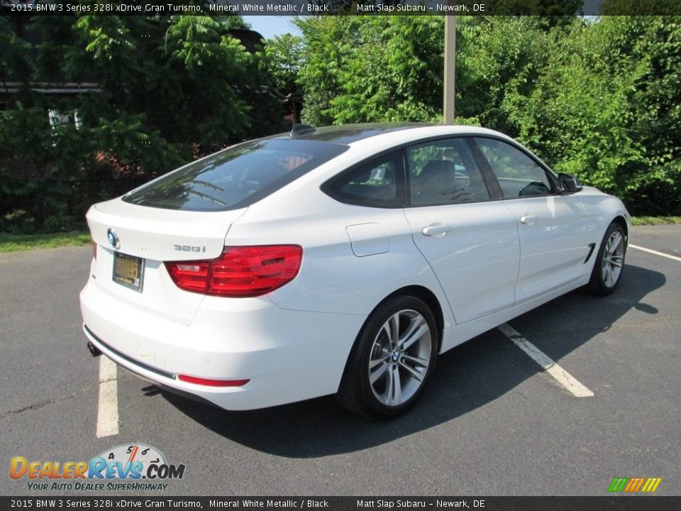 2015 BMW 3 Series 328i xDrive Gran Turismo Mineral White Metallic / Black Photo #6