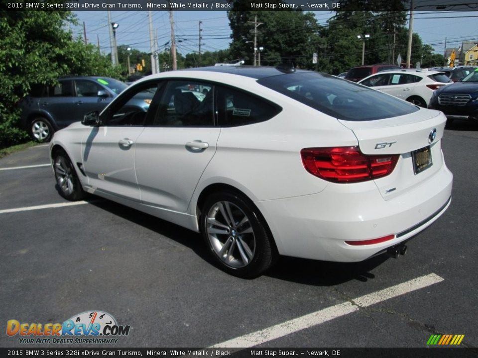 2015 BMW 3 Series 328i xDrive Gran Turismo Mineral White Metallic / Black Photo #8