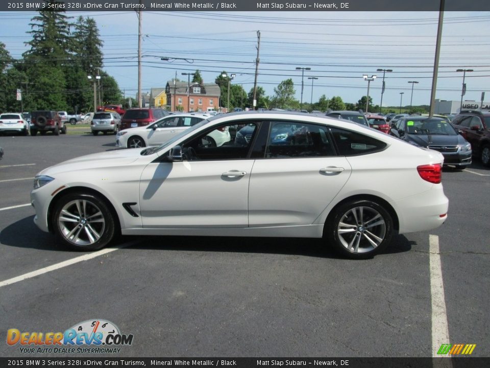 2015 BMW 3 Series 328i xDrive Gran Turismo Mineral White Metallic / Black Photo #9