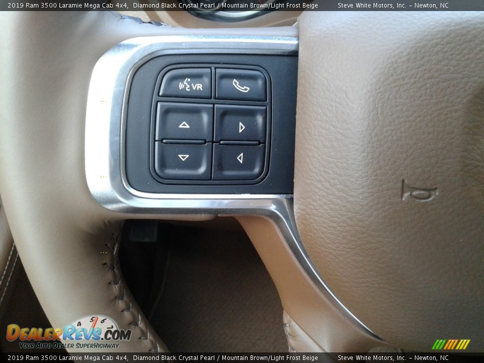 2019 Ram 3500 Laramie Mega Cab 4x4 Steering Wheel Photo #17