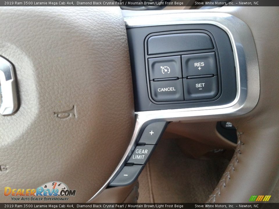 2019 Ram 3500 Laramie Mega Cab 4x4 Steering Wheel Photo #18