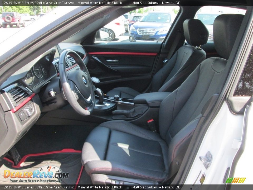 2015 BMW 3 Series 328i xDrive Gran Turismo Mineral White Metallic / Black Photo #13