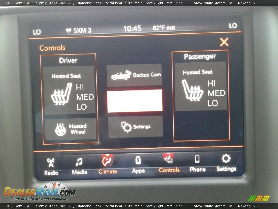 2019 Ram 3500 Laramie Mega Cab 4x4 Diamond Black Crystal Pearl / Mountain Brown/Light Frost Beige Photo #26