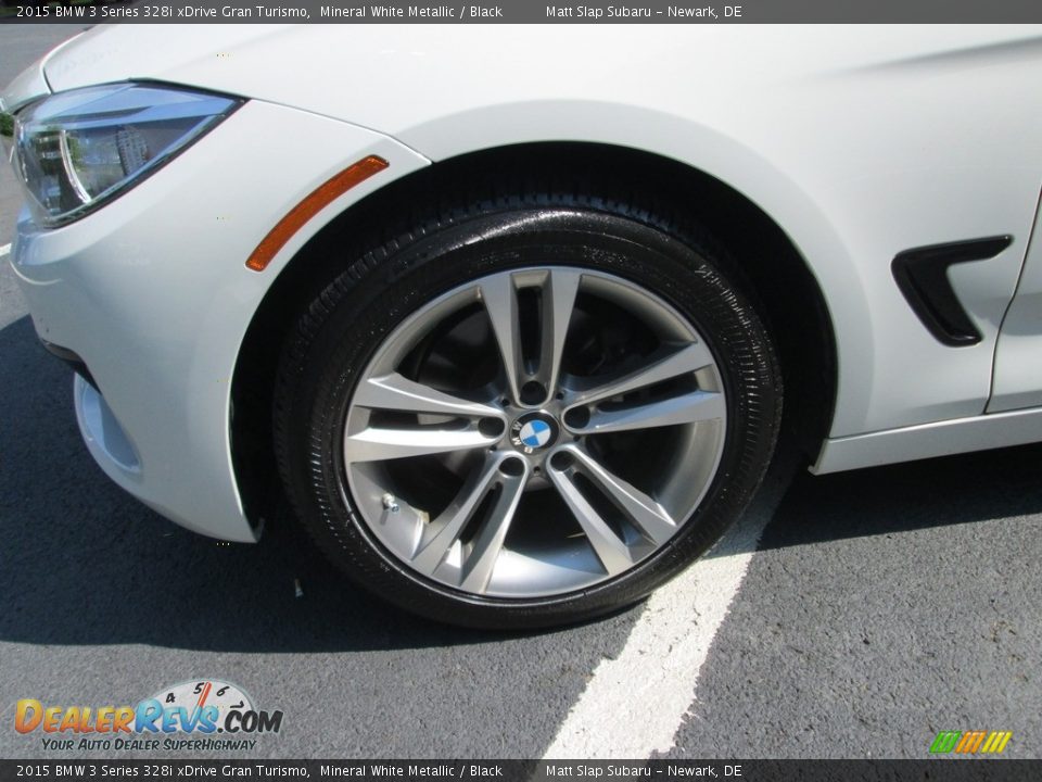 2015 BMW 3 Series 328i xDrive Gran Turismo Mineral White Metallic / Black Photo #22