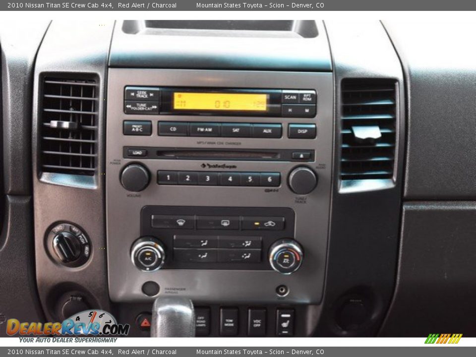 2010 Nissan Titan SE Crew Cab 4x4 Red Alert / Charcoal Photo #14