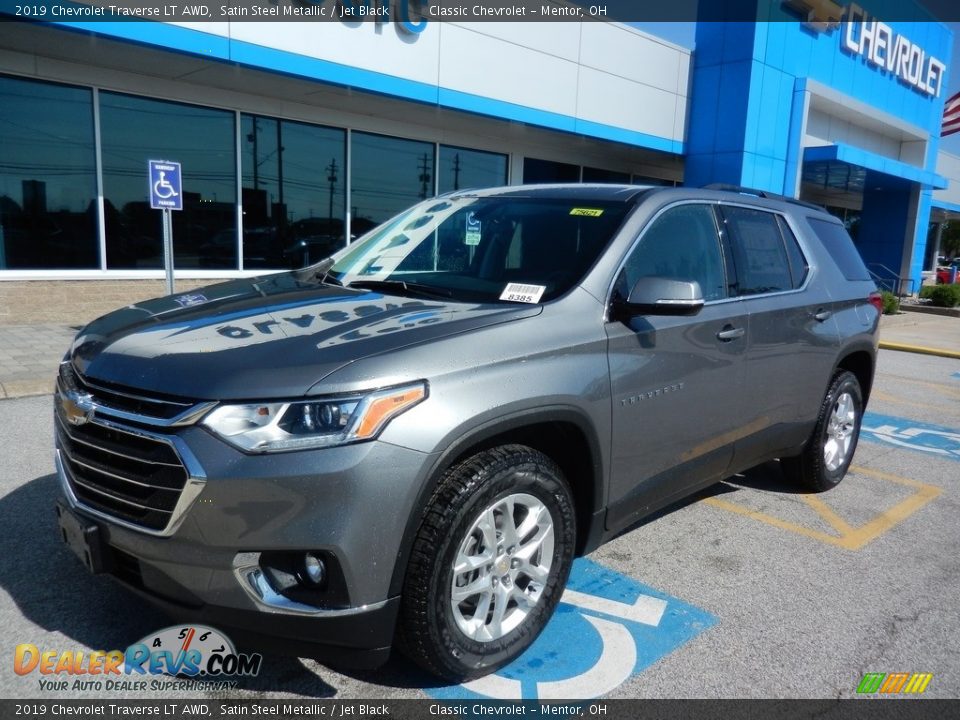 2019 Chevrolet Traverse LT AWD Satin Steel Metallic / Jet Black Photo #1