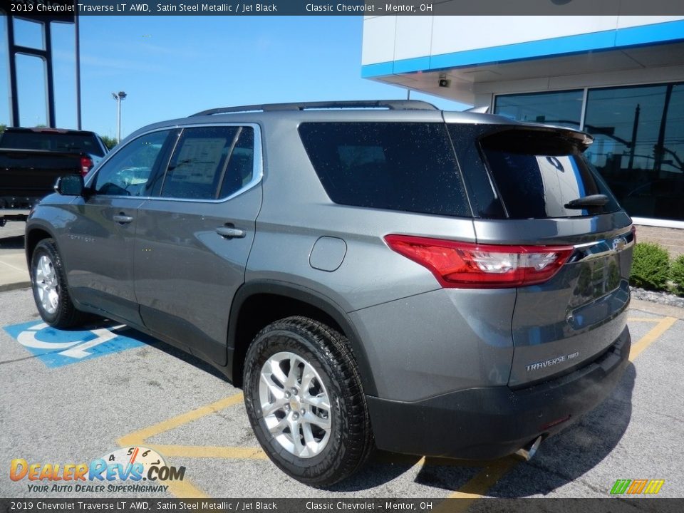 2019 Chevrolet Traverse LT AWD Satin Steel Metallic / Jet Black Photo #5