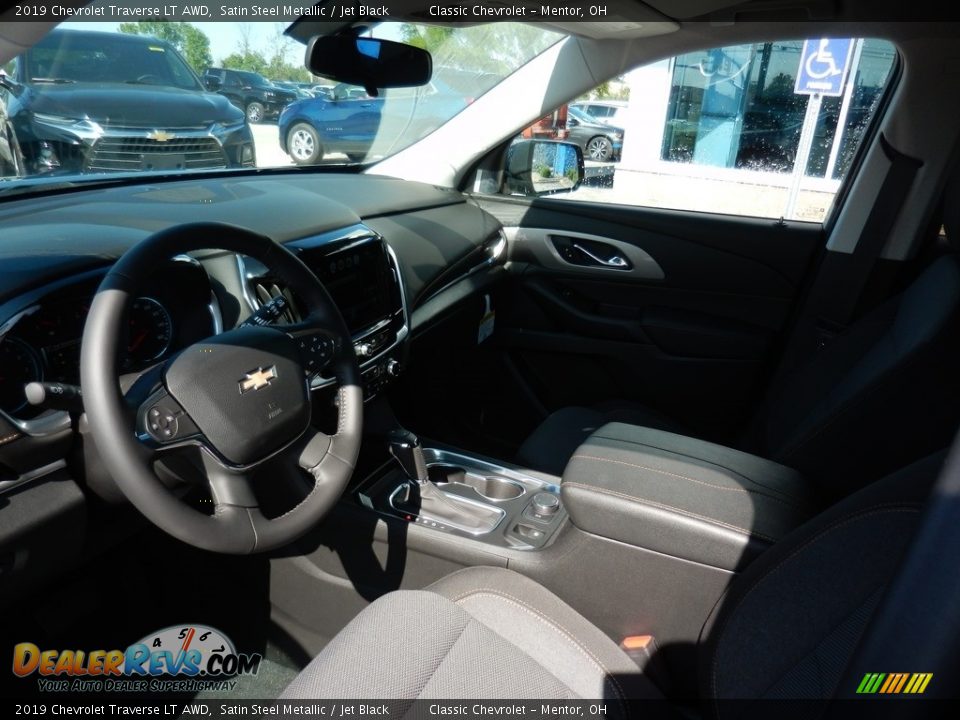 2019 Chevrolet Traverse LT AWD Satin Steel Metallic / Jet Black Photo #6
