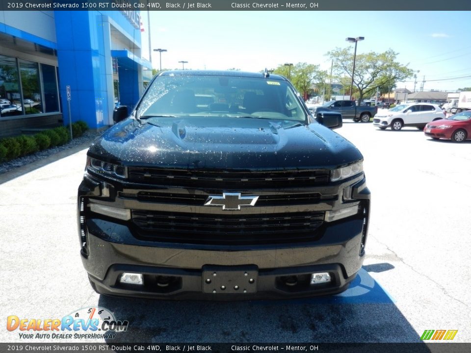 2019 Chevrolet Silverado 1500 RST Double Cab 4WD Black / Jet Black Photo #2