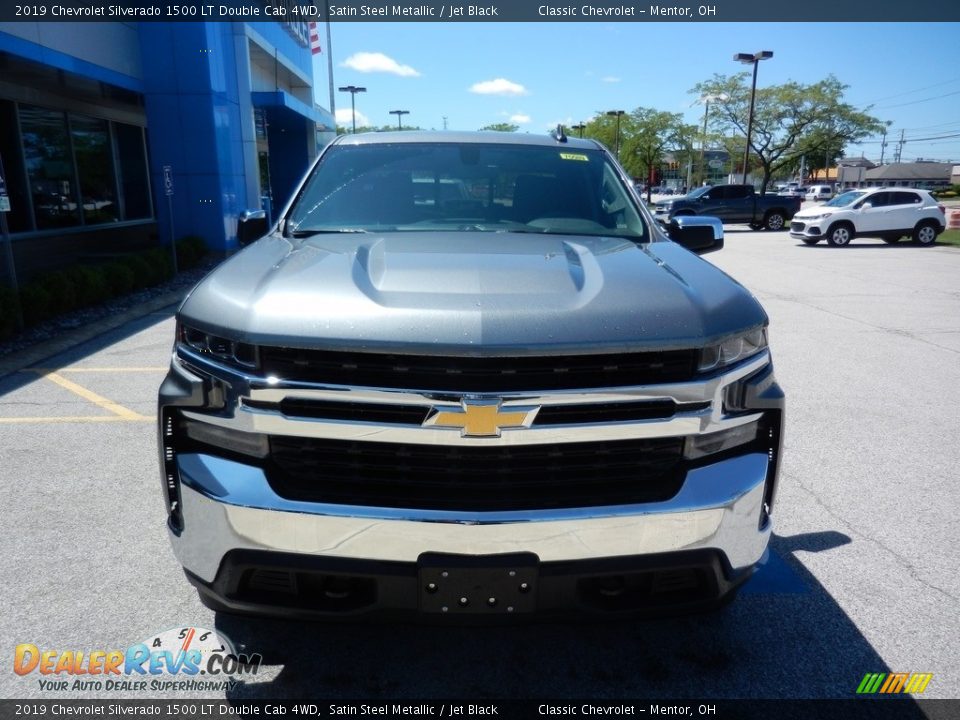 2019 Chevrolet Silverado 1500 LT Double Cab 4WD Satin Steel Metallic / Jet Black Photo #2