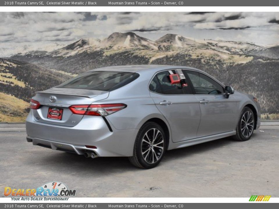 2018 Toyota Camry SE Celestial Silver Metallic / Black Photo #3