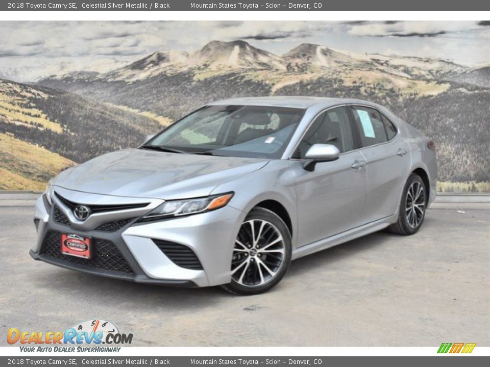 2018 Toyota Camry SE Celestial Silver Metallic / Black Photo #5
