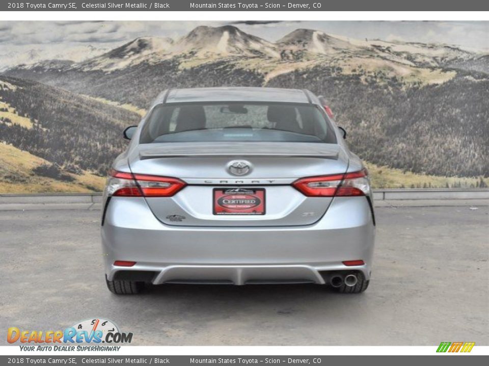 2018 Toyota Camry SE Celestial Silver Metallic / Black Photo #8