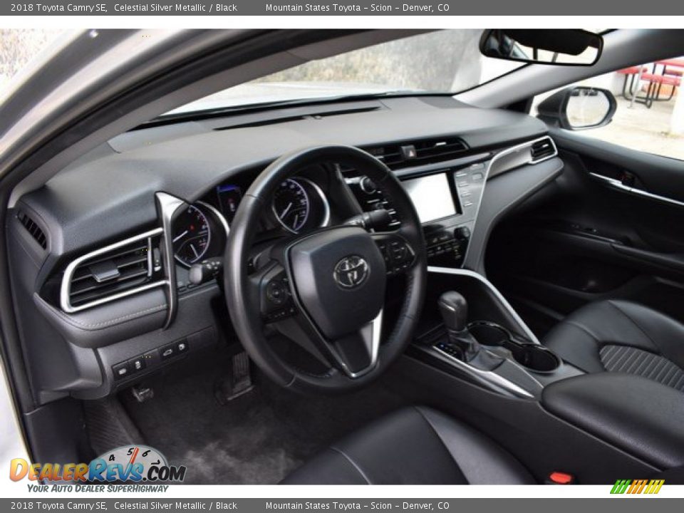 2018 Toyota Camry SE Celestial Silver Metallic / Black Photo #10