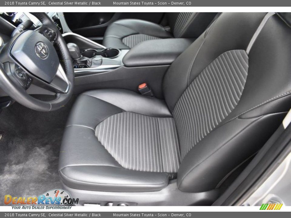 2018 Toyota Camry SE Celestial Silver Metallic / Black Photo #11