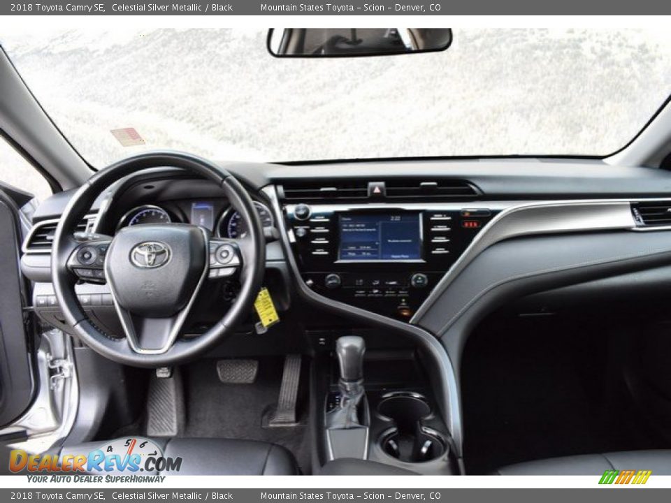 2018 Toyota Camry SE Celestial Silver Metallic / Black Photo #13