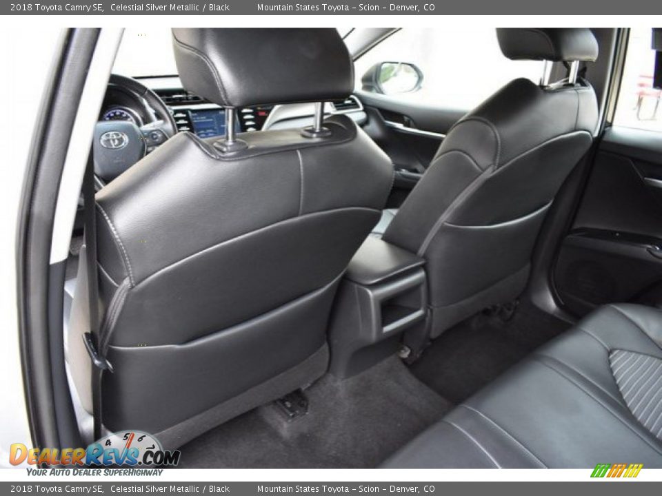 2018 Toyota Camry SE Celestial Silver Metallic / Black Photo #19