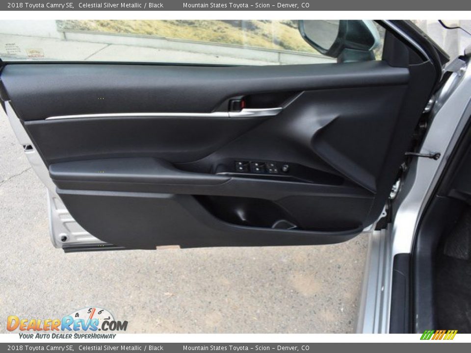 2018 Toyota Camry SE Celestial Silver Metallic / Black Photo #24