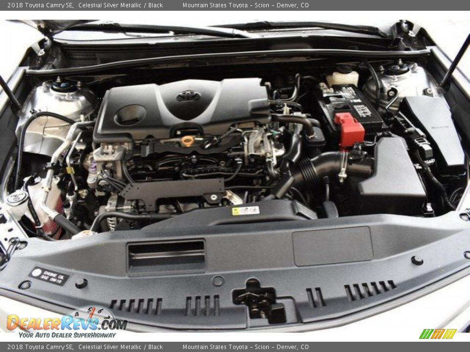 2018 Toyota Camry SE Celestial Silver Metallic / Black Photo #27