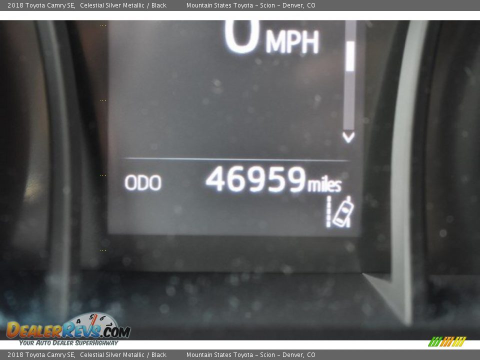 2018 Toyota Camry SE Celestial Silver Metallic / Black Photo #29