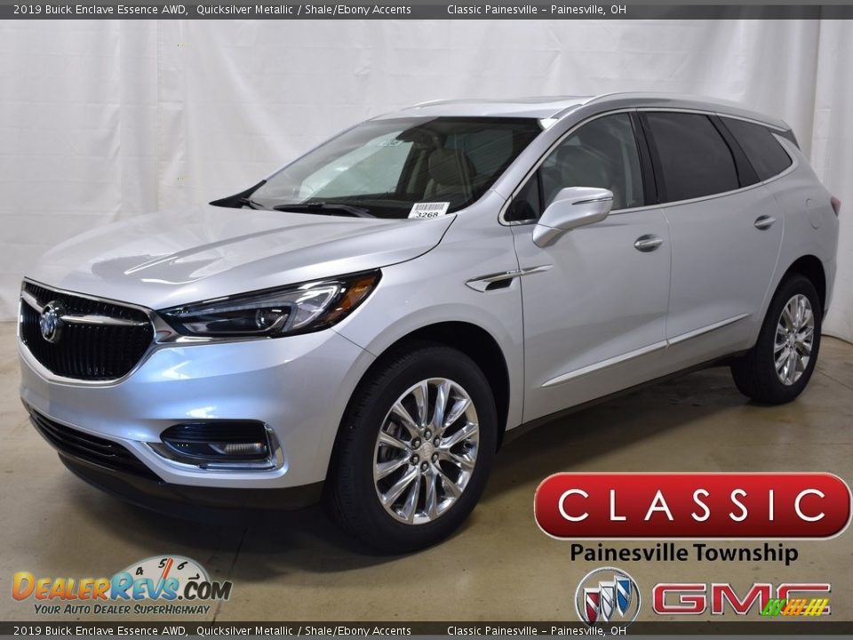 2019 Buick Enclave Essence AWD Quicksilver Metallic / Shale/Ebony Accents Photo #1