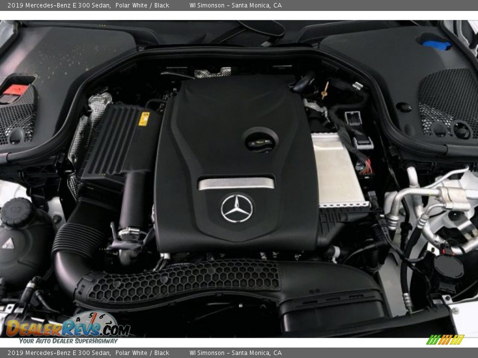 2019 Mercedes-Benz E 300 Sedan Polar White / Black Photo #8
