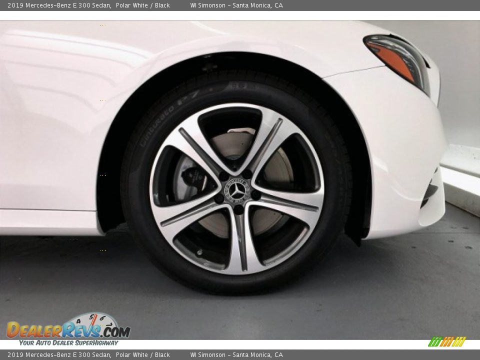 2019 Mercedes-Benz E 300 Sedan Polar White / Black Photo #9