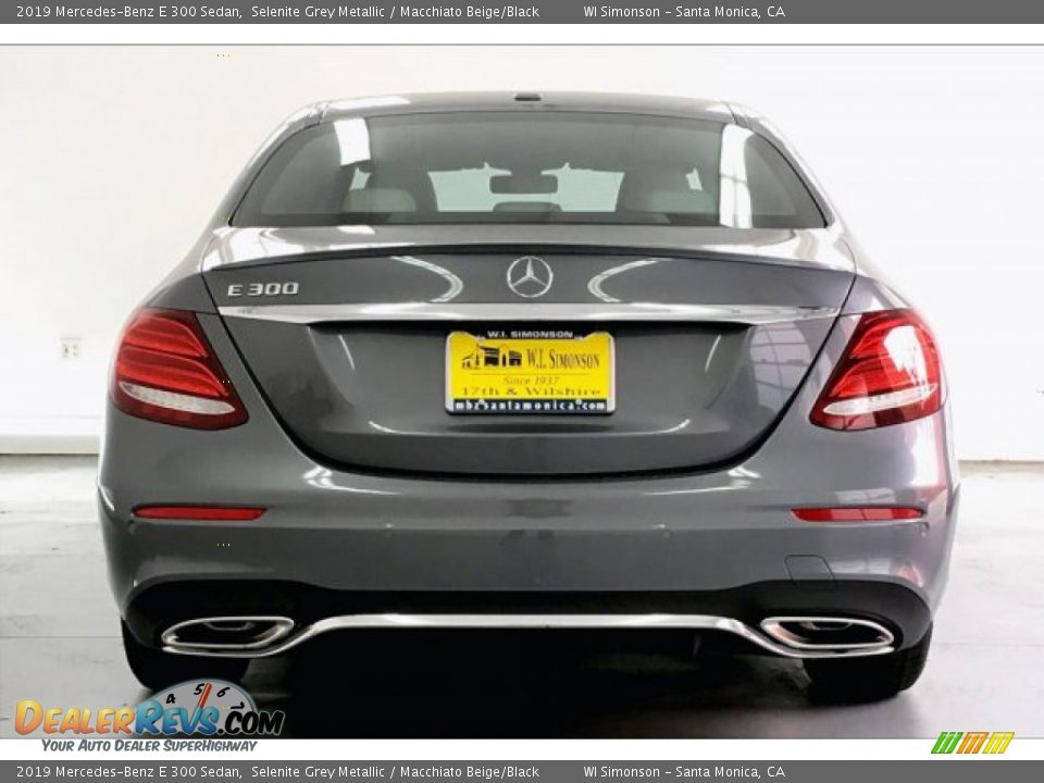 2019 Mercedes-Benz E 300 Sedan Selenite Grey Metallic / Macchiato Beige/Black Photo #3