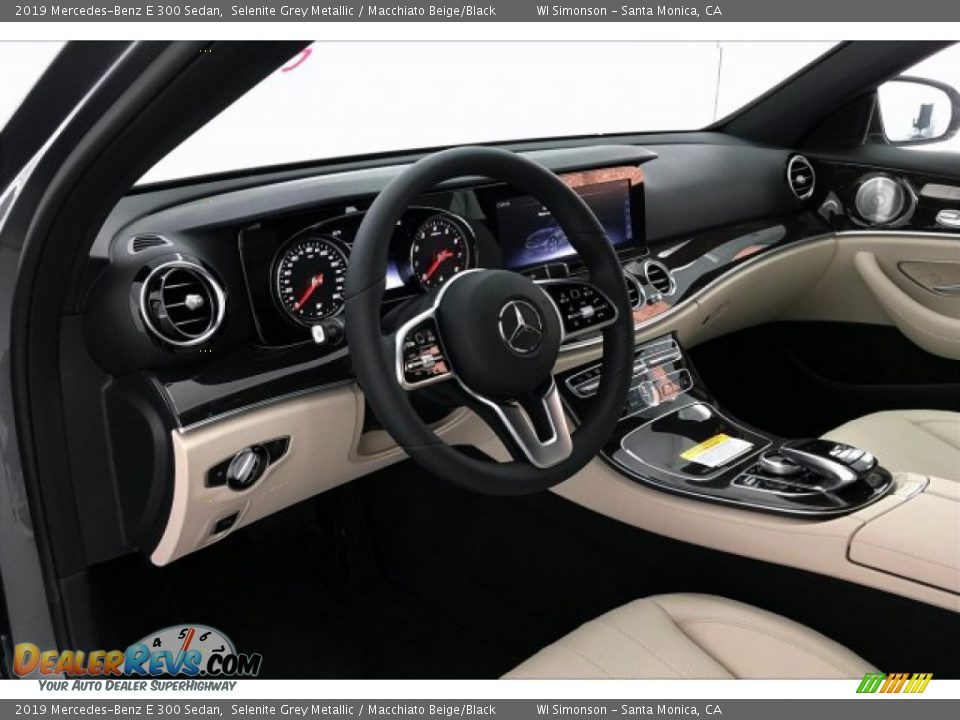 2019 Mercedes-Benz E 300 Sedan Selenite Grey Metallic / Macchiato Beige/Black Photo #4