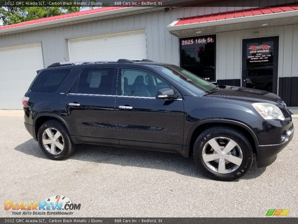2012 GMC Acadia SLT Carbon Black Metallic / Ebony Photo #2