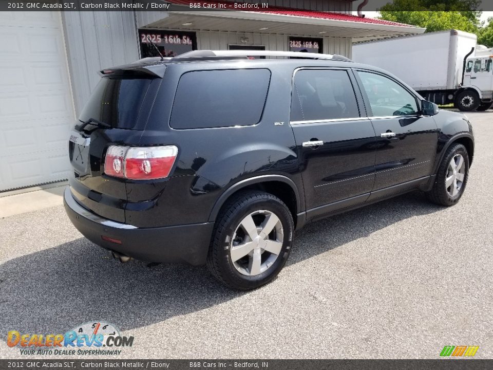 2012 GMC Acadia SLT Carbon Black Metallic / Ebony Photo #4