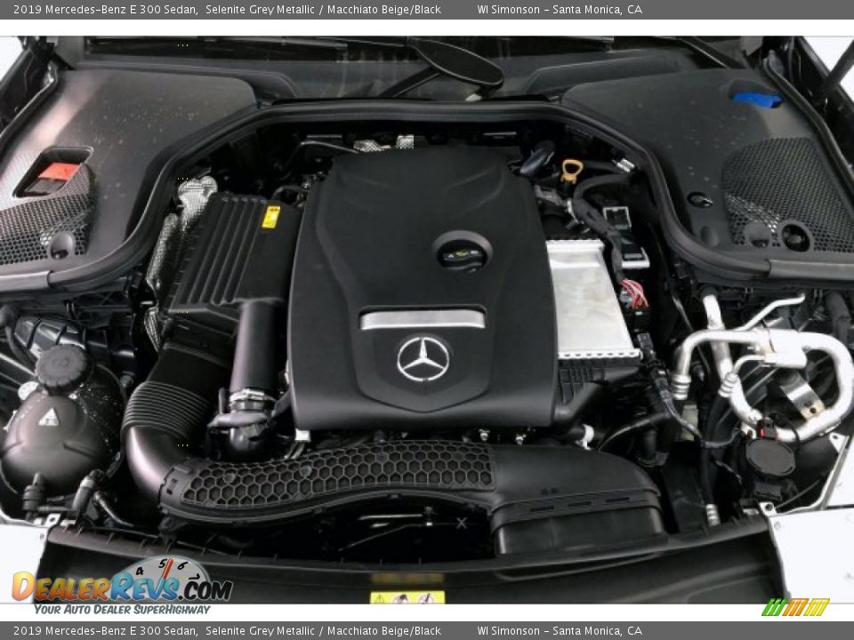 2019 Mercedes-Benz E 300 Sedan Selenite Grey Metallic / Macchiato Beige/Black Photo #8