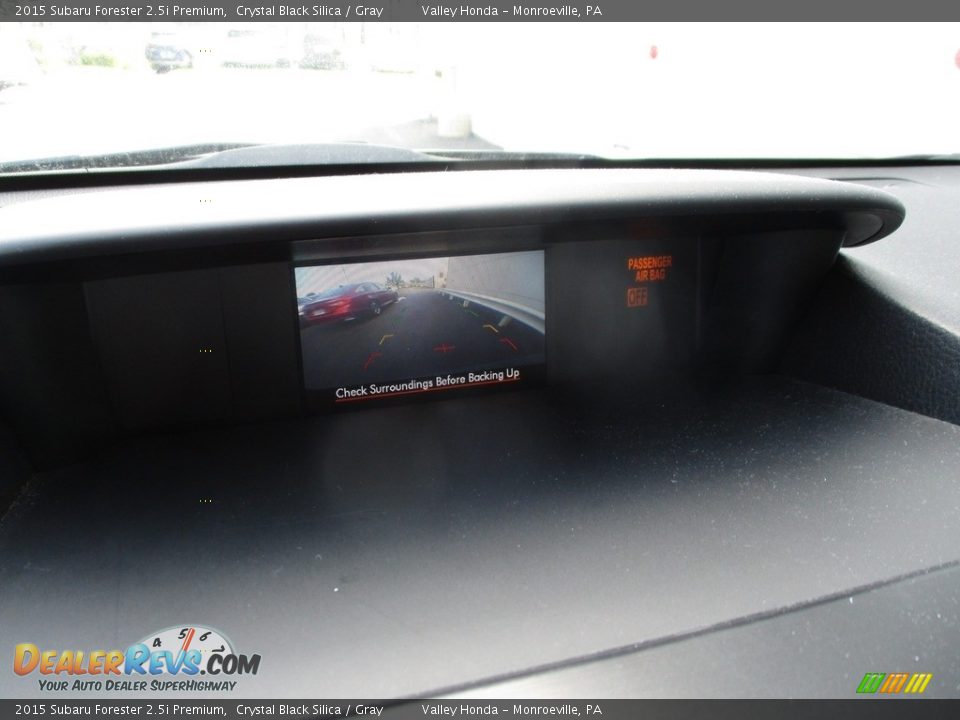 2015 Subaru Forester 2.5i Premium Crystal Black Silica / Gray Photo #16