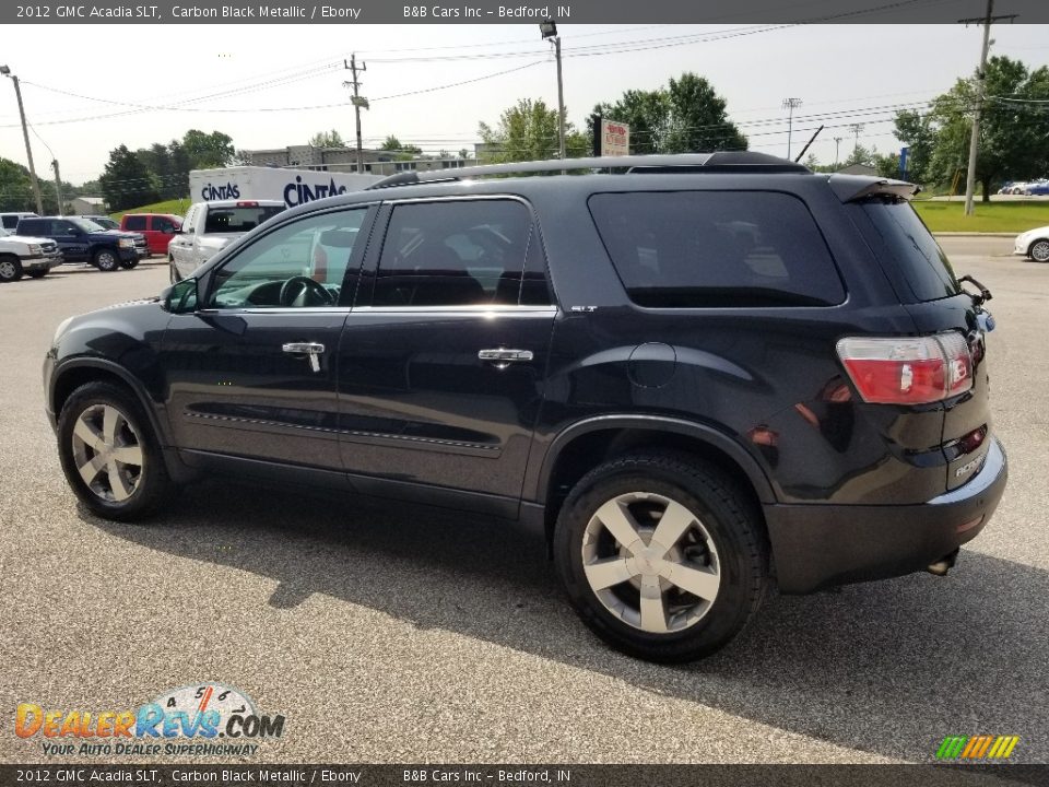 2012 GMC Acadia SLT Carbon Black Metallic / Ebony Photo #7